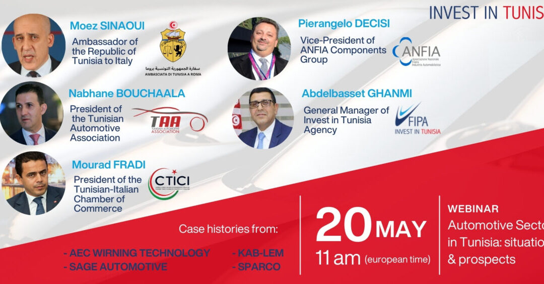 Webinar: the automotive industry sector in Tunisia